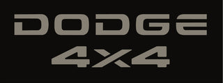 Buy silver Dodge 4x4 Tailgate Decals #053