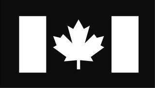 Buy white Canadian Flag #1337