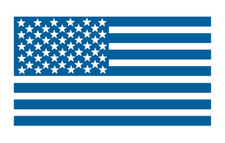 Buy blue American Flag #1408