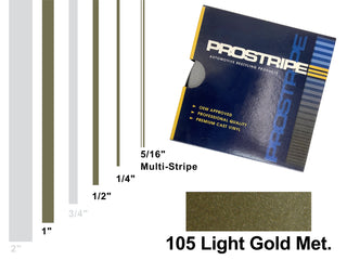 Light Gold Metallic Vehicle Pinstripe