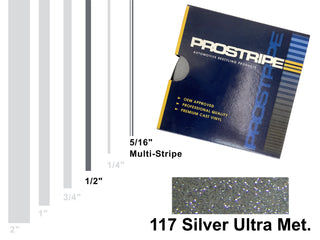 Silver Ultra Metallic Vehicle Pinstripe