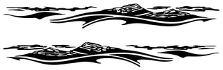 Custom side graphic mountain wave #1559