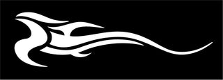 Buy white Custom side graphic tribal bird wave #2646