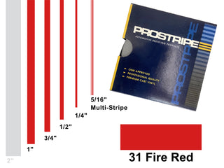 Fire Red Vehicle Pinstripe