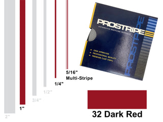 Dark Red Vehicle Pinstripe