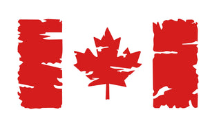 Distressed Canadian Flag #3698