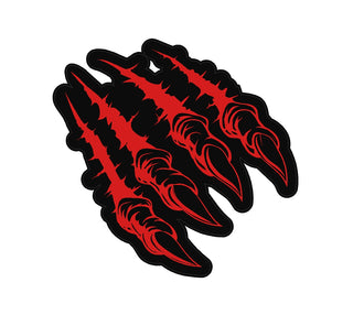 Buy red-with-black-background #3739 Monster claw mark scratch