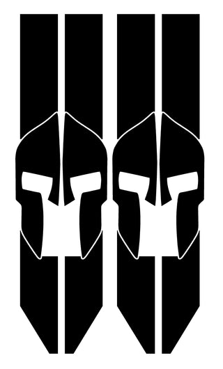 #3758 Vetrical Boxside decals with Spartan design