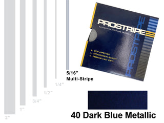 Dark Blue Metallic Vehicle Pinstripe