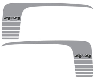 Chev/GMC GFX Curved Boxside Decal #2928_4S