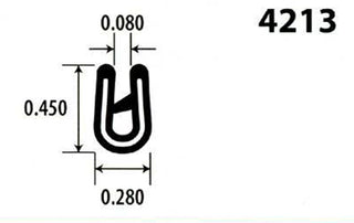 4213 Rubber Locking Edge Trim