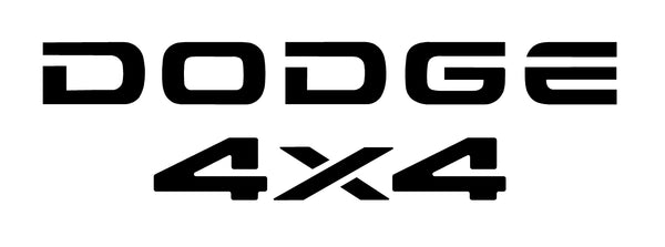 Dodge 4x4 Tailgate Decals #053