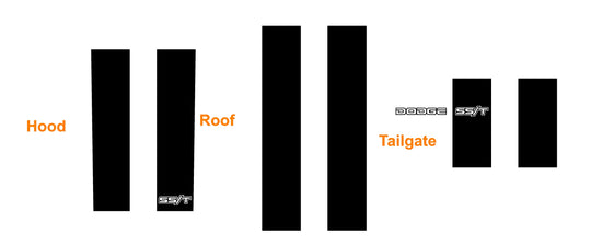 Dodge RAM SST Stripe Kit 1997-1998 #1443