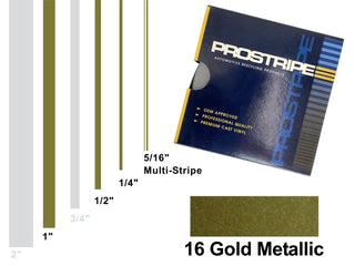 Gold Metallic Vehicle Pinstripe