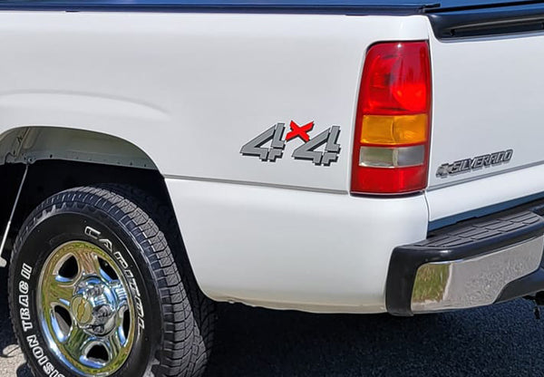 Chevy/GMC 4x4 Decal #1729 1999-2007