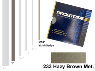 Hazy Brown Metallic Vehicle Pinstripe