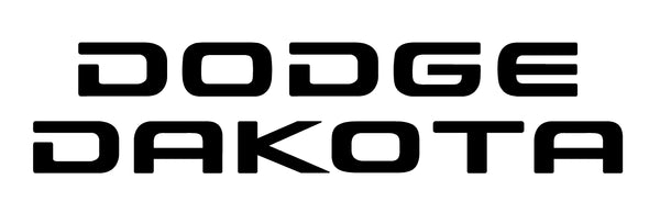 Dodge Dakota Tailgate Decals #2439