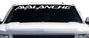 Chevy Avalanche Windshield Banner #2511