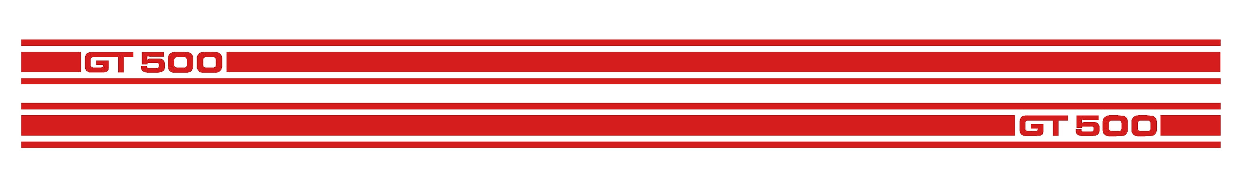 Gt500 Rocker Decals Ford Mustang GT 500 Rocker Stripe Kit 2005-2014 #2936R | Car Pretty Inc.