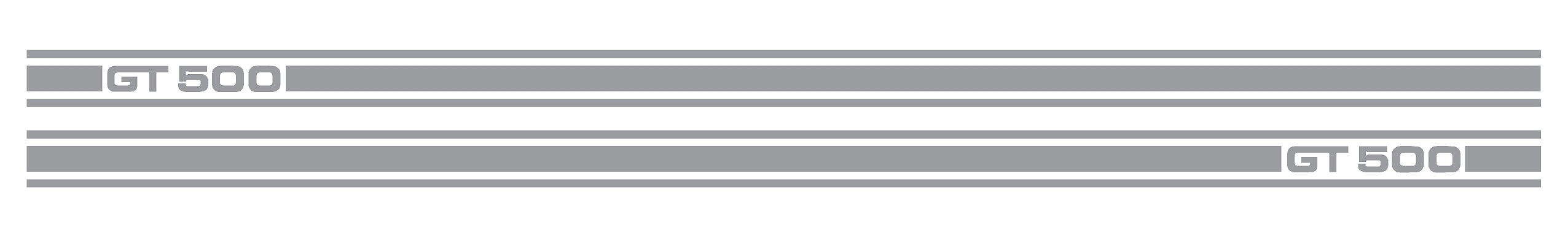 Gt500 Rocker Decals Ford Mustang GT 500 Rocker Stripe Kit 2005-2014 #2936R | Car Pretty Inc.