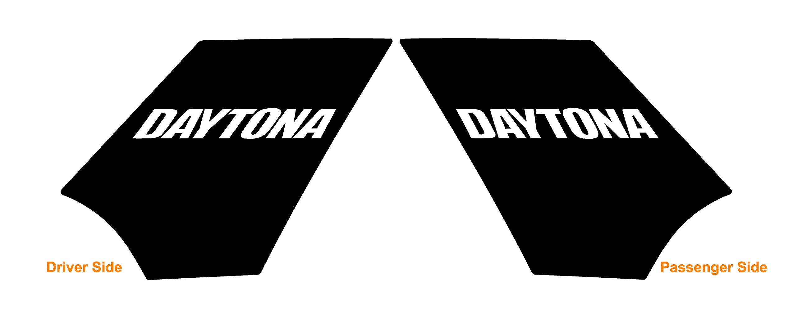 Dodge RAM 1500 Rear Side Daytona Decals 2005 #2953 | Car Pretty Inc.