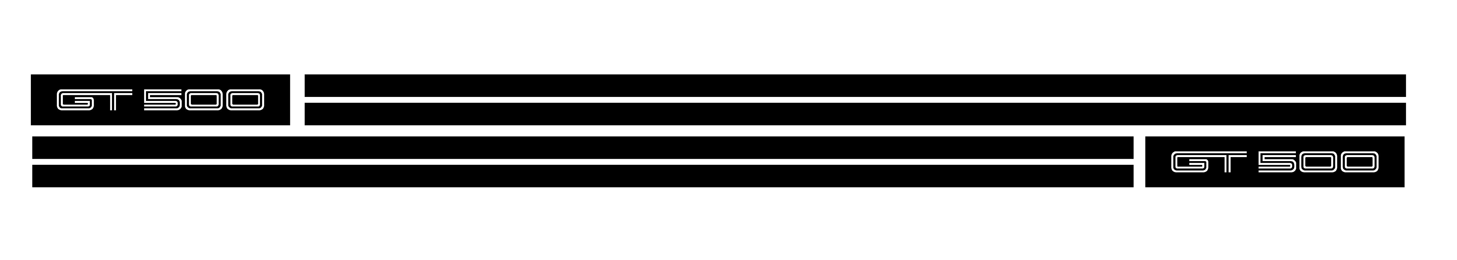 Ford Mustang Shelby GT500 Rocker Stripe Kit 2010-2014 #3346R | Car ...
