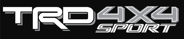 TRD 4x4 Sport logo on a black background