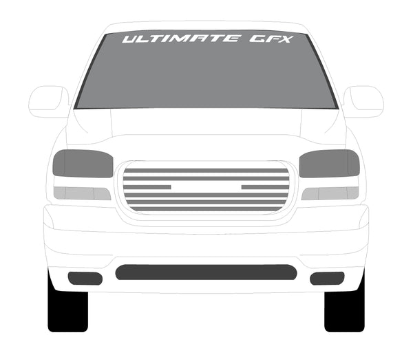 Ground Effects "Ultimate GFX" Windshield Banner #3467