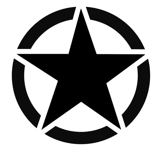 Jeep Freedom Star Hood Decal #3610
