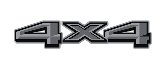 Ford F150 Grey Scale 4x4 decal  2021-Present #3677_Grey