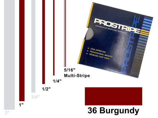 Burgundy Vehicle Pinstripe