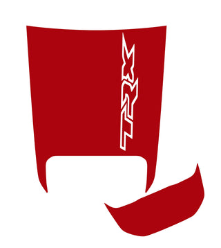 Buy carmine-red RAM TRX Hood Decal 2021-Present #3723H