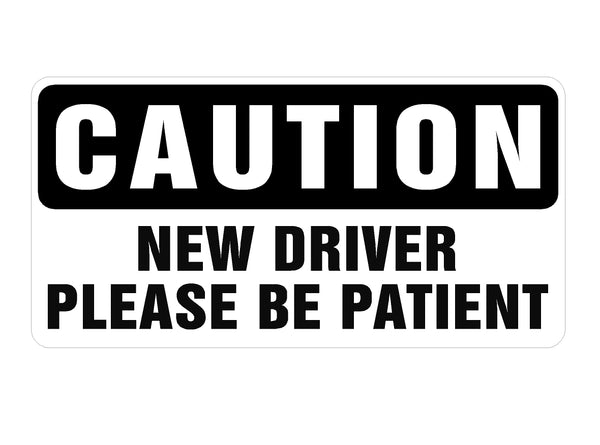 #3764B Caution New Driver