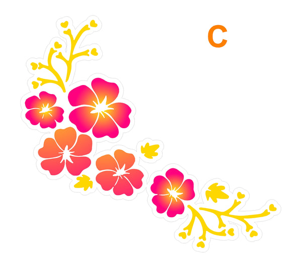 Custom Colourful Flower design graphic #3769