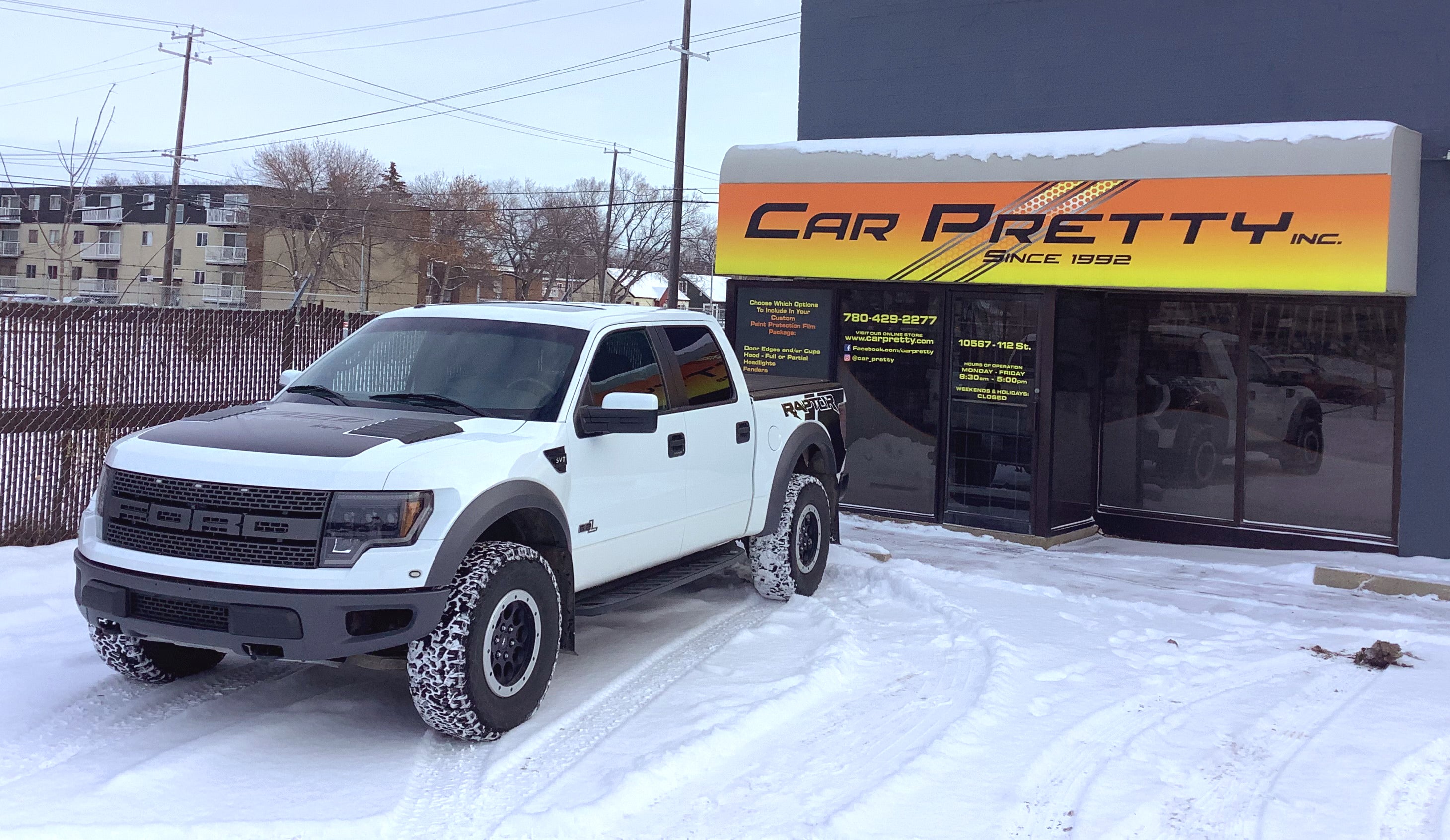 Ford F150 Raptor SVT 1st Gen Hood Decal #3429 | Car Pretty Inc.