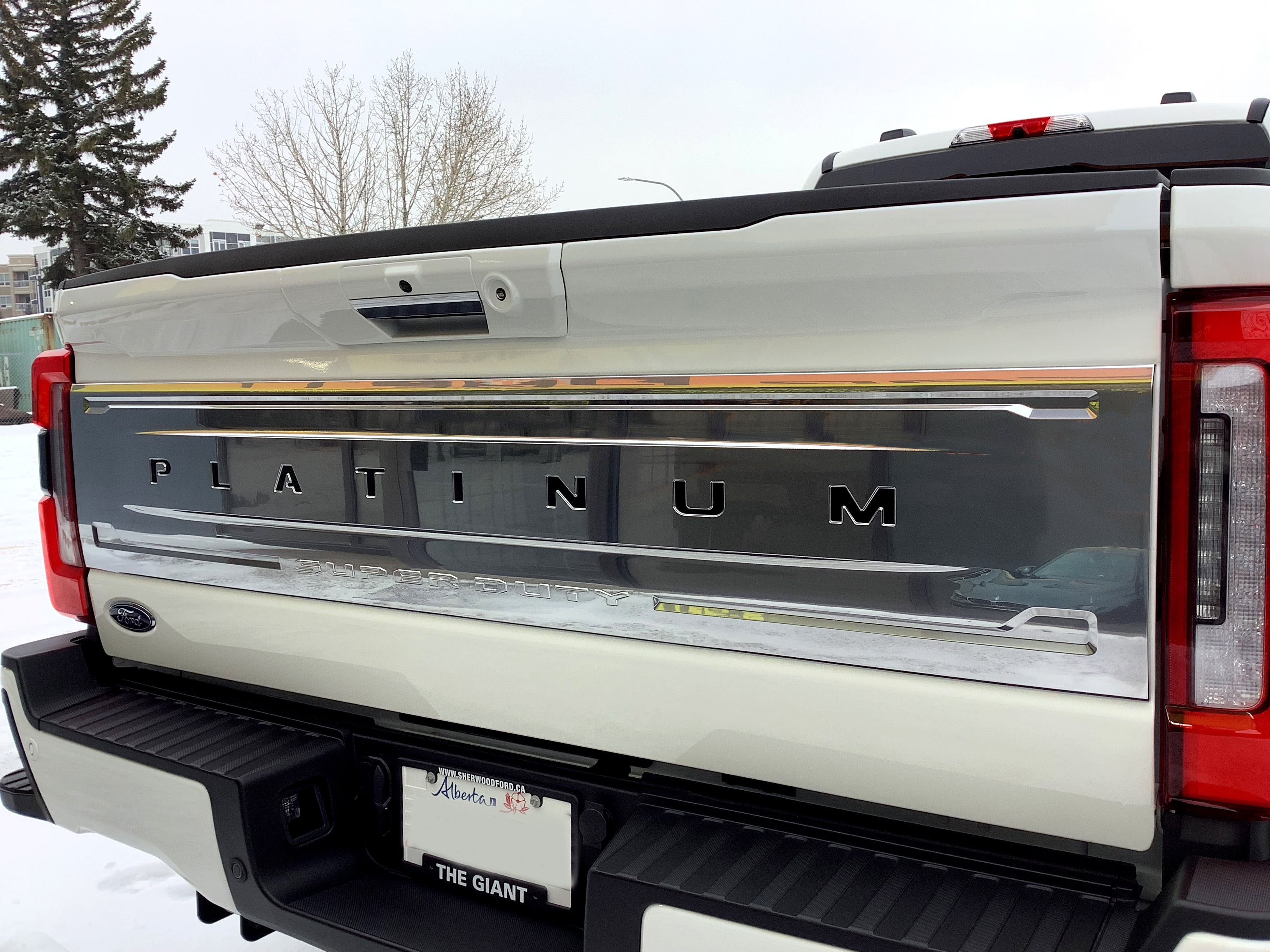 Car Inlay Ford Super Duty Platinum Tailgate Inlay 2023-Present #3770 | Car Pretty ...