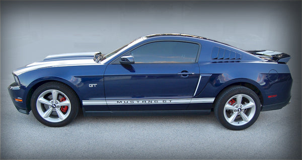 Ford Mustang / Mustang GT Rocker Stripe Kit 2005-2014 #2638