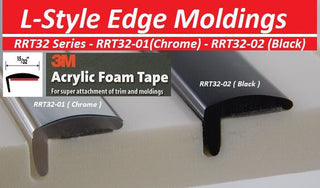 RRT32-01-50  L-Style Door Edge Chrome