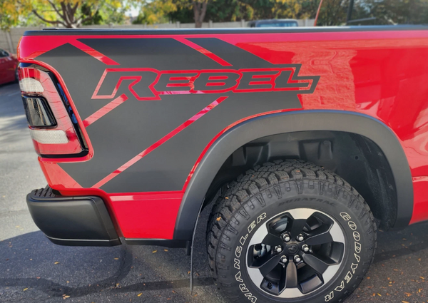 2023 ram rebel truck box side graphics