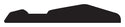 1002NT-16  Euro Style Side Molding (All Black)