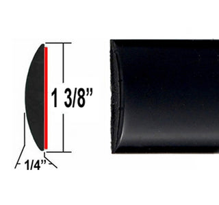 1402HG-20  Side Molding - Gloss Black
