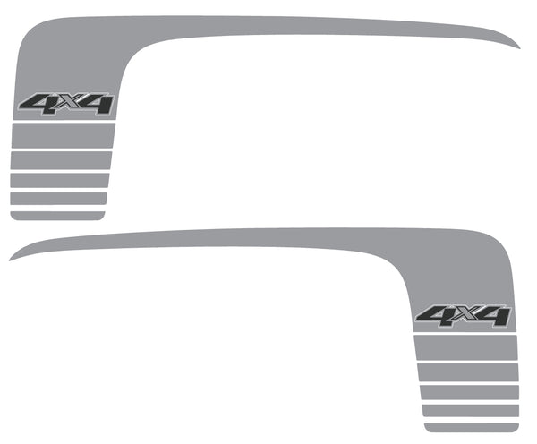 Chev/GMC GFX Curved Boxside Decal #2928_4S