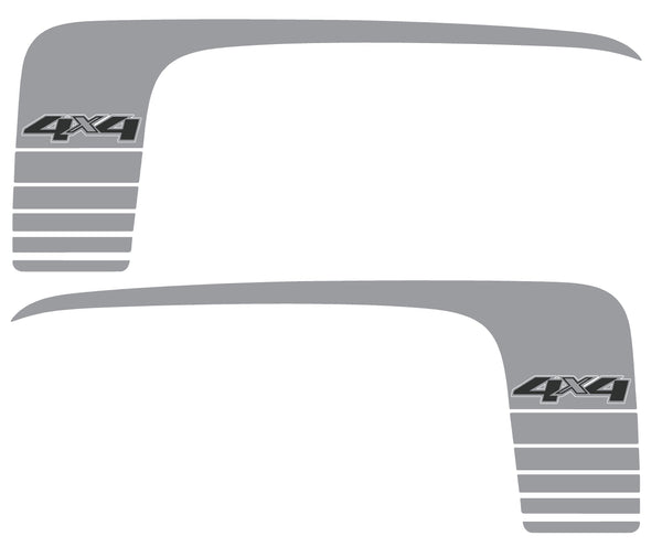 Chev/GMC GFX Curved Boxside Decal #2928_4R