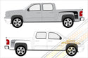 Chev/GMC GFX Curved Boxside Decal #2928_ZS