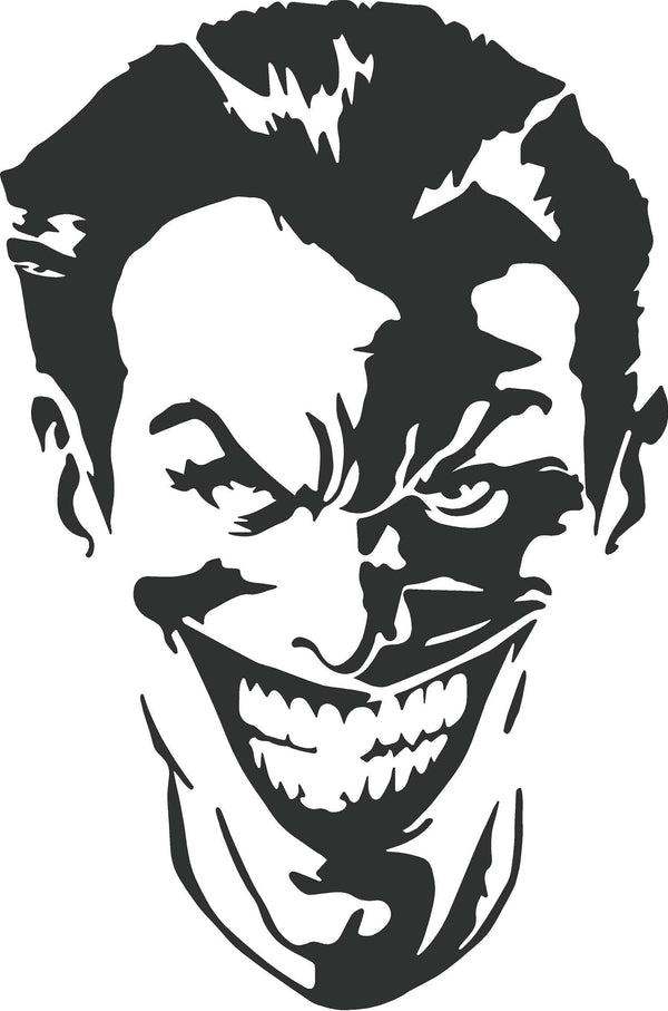 Joker Head Decal  #3542