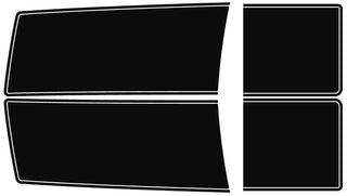Buy gloss-black Chevy Silverado Stripes 2007-2013 #3562