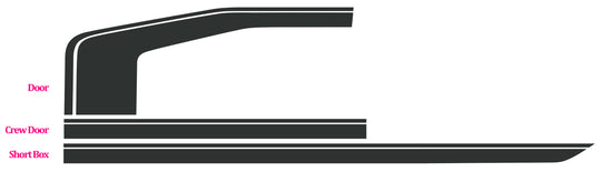 Chevy Silverado Hockey Stick 2014-2018 #3601_A