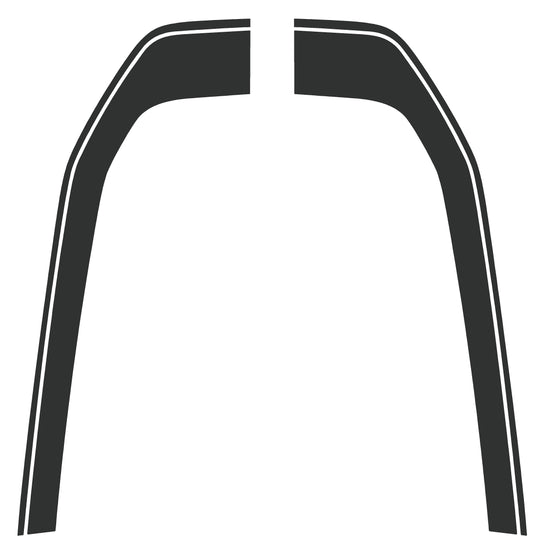 Chevy Silverado 1500 Hood Decal 2014-2018 #3601_B