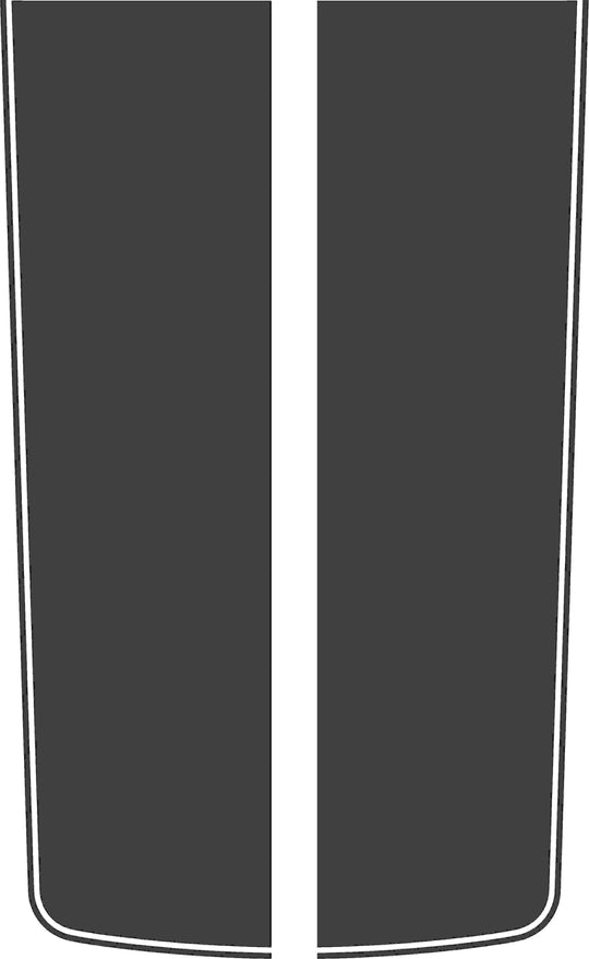 Ford Mustang Dual Hood Stripes 2010-2014 #3604