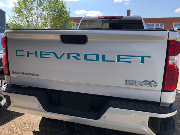 Chevy Silverado Tailgate Inlay 2020-Present #3643